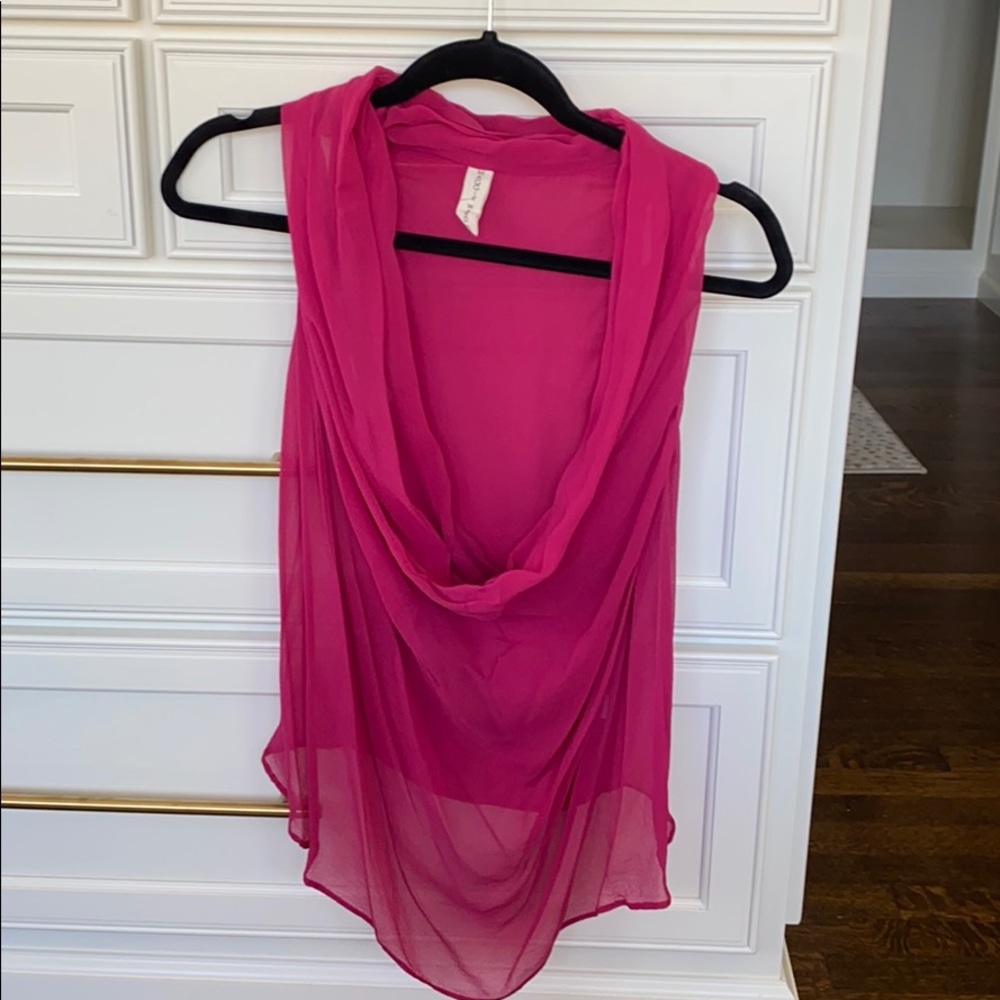 Maggie ward silk top size small